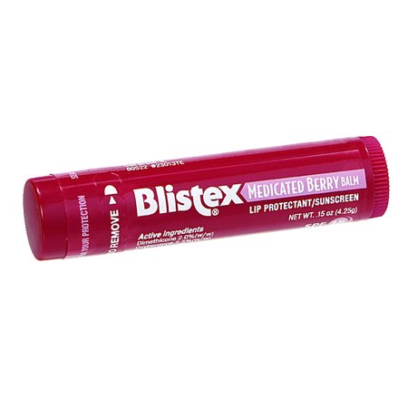 BLISTEX Berry/Mint Scent Medicated Lip Balm 0.15 oz 81269